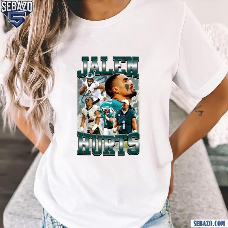 Retro 90s Jalen Hurts Philadelphia Eagles Football Player Shirt t-shirt