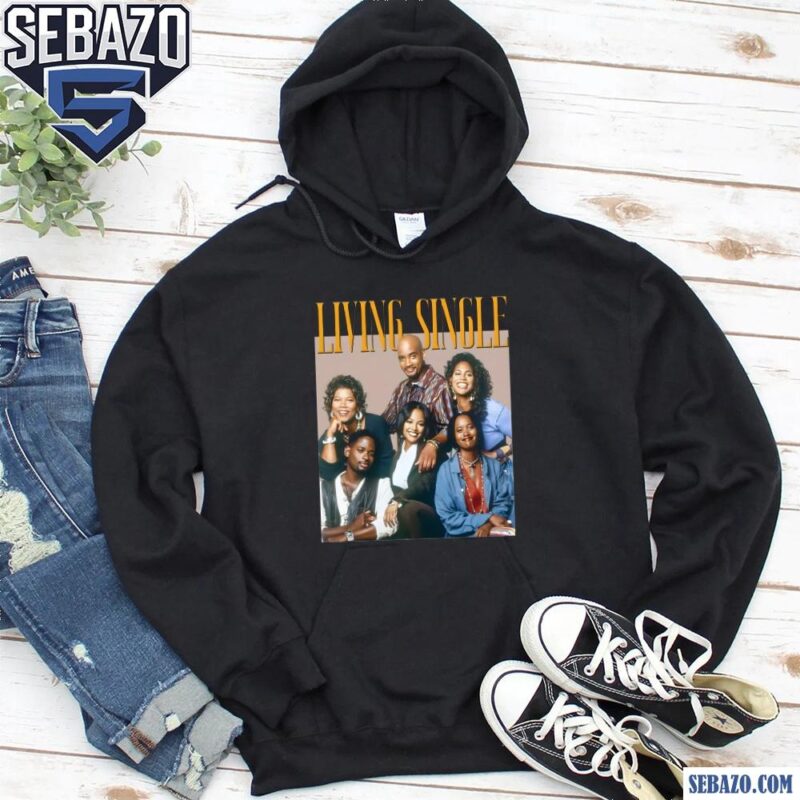 Retro 90S Living Single Television Sitcom Cast Poster Shirt hoodie