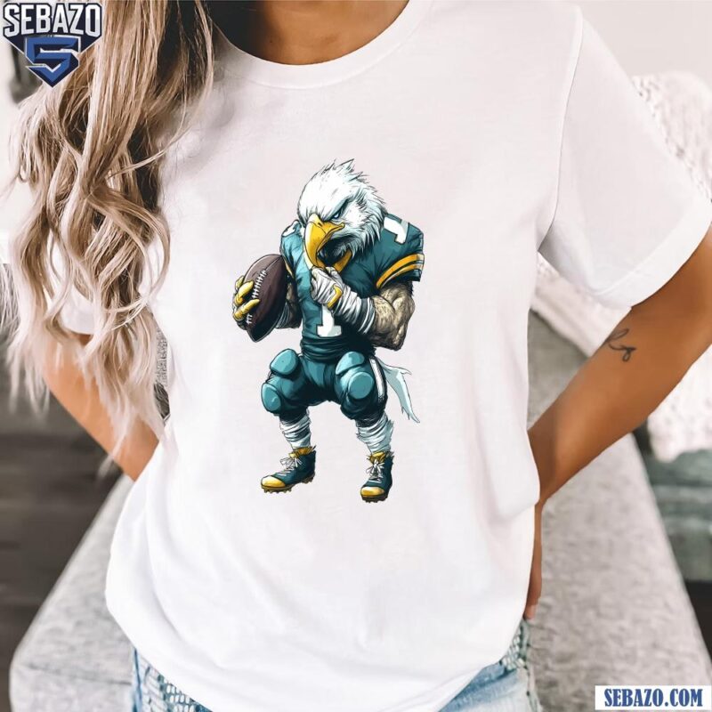 Retro Bird Gang Eagle Football Mascot Shirt t-shirt