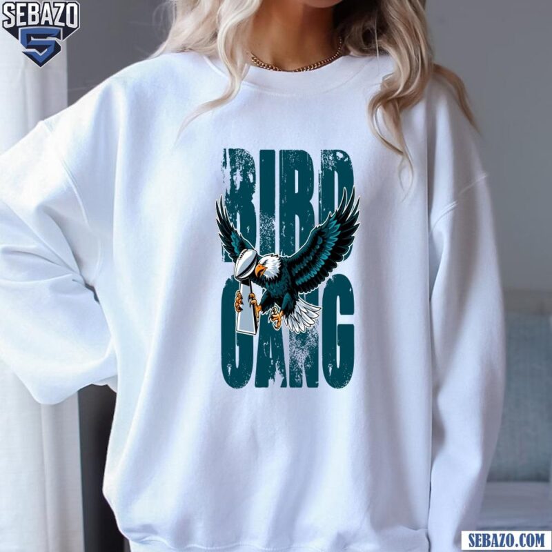 Retro Bird Gang Philadelphia Eagles Super Bowl Trophy Champions Shirt sweatshirt