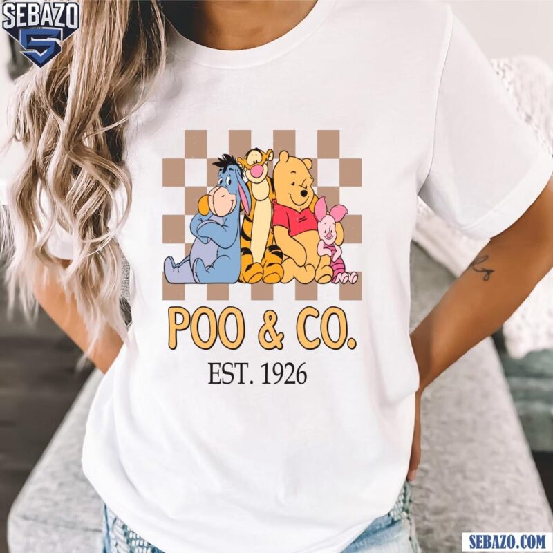 Retro Disney Poo And Co Est 1926 Winnie The Pooh Shirt t-shirt