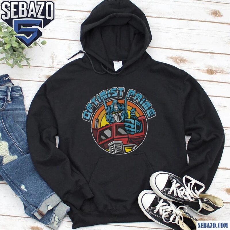 Retro Optimus Prime Thumbs Up Shirt hoodie