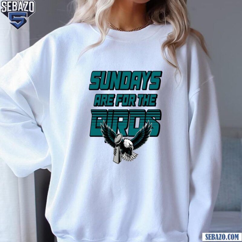 Retro Sundays Are For The Birds Super Bowl Champions Trophy Shirt sweatshirt