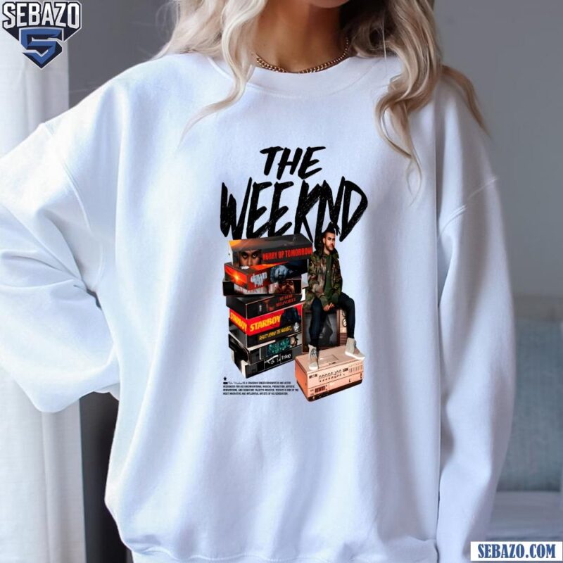 Retro The The Weeknd Albums Cassette Shirt sweatshirt