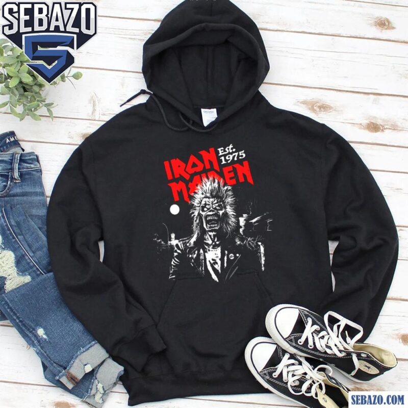 Retro Vintage 90S Iron Maiden Est 1975 Shirt hoodie