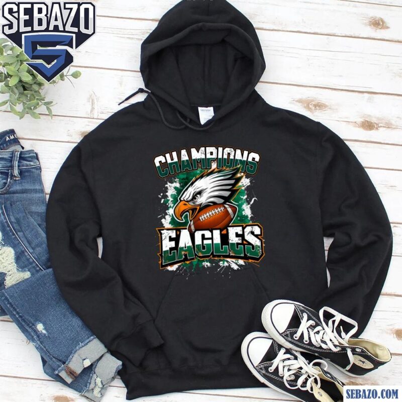 Retro Vintage Champions Eagles Football Shirt hoodie