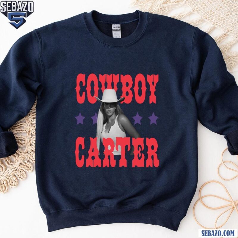 Retro Western Vintage Cowboy Carter Beyonce Music Tour 2025 Shirt sweatshirt