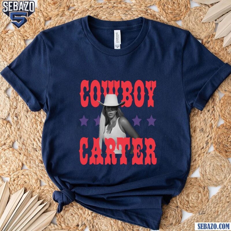 Retro Western Vintage Cowboy Carter Beyonce Music Tour 2025 Shirt t-shirt