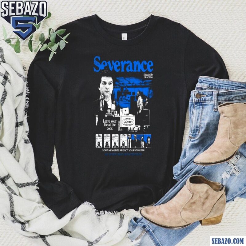 Severance Tv Show Leave Your Life At The Door Shirt long sleeved