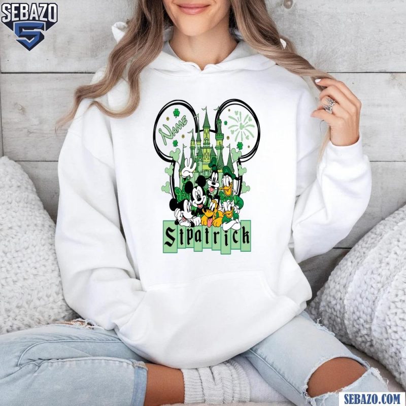 St Patricks Day Castle Mickey Mouse And Friends Shirt hoodie