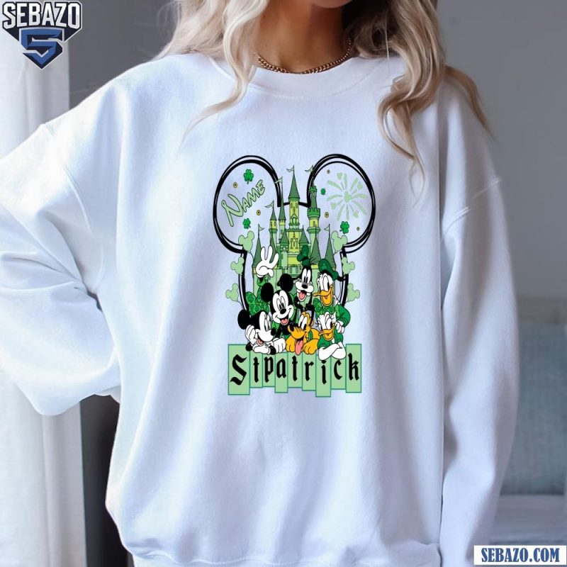 St Patricks Day Castle Mickey Mouse And Friends Shirt sweatshirt