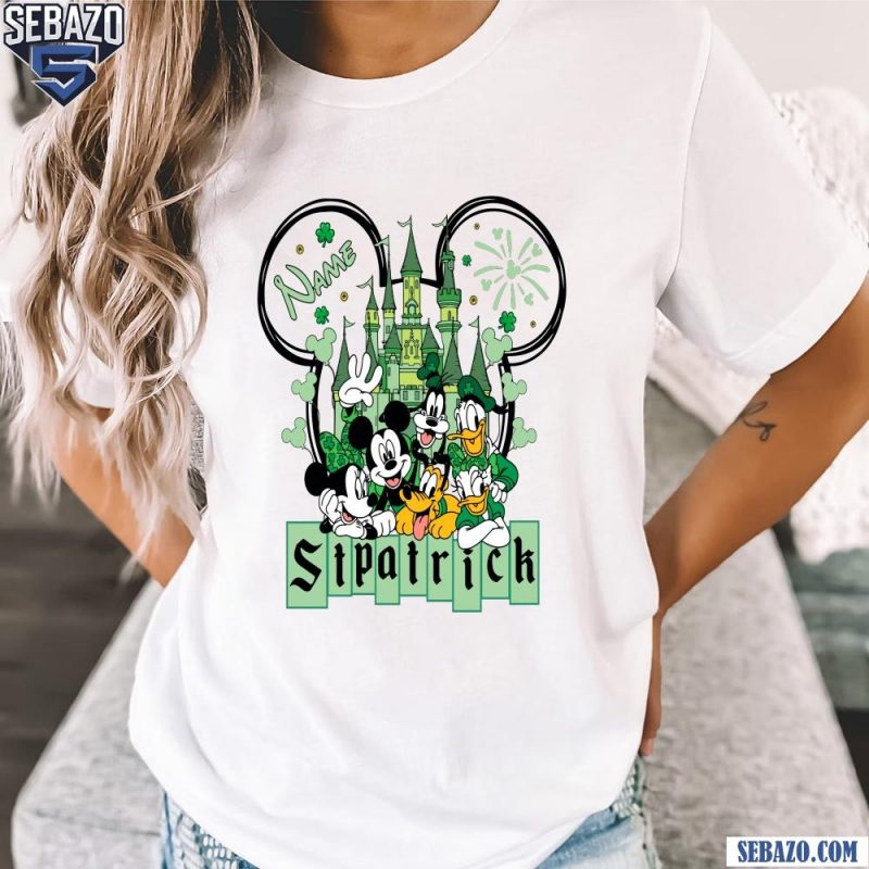 St Patricks Day Castle Mickey Mouse And Friends Shirt t-shirt