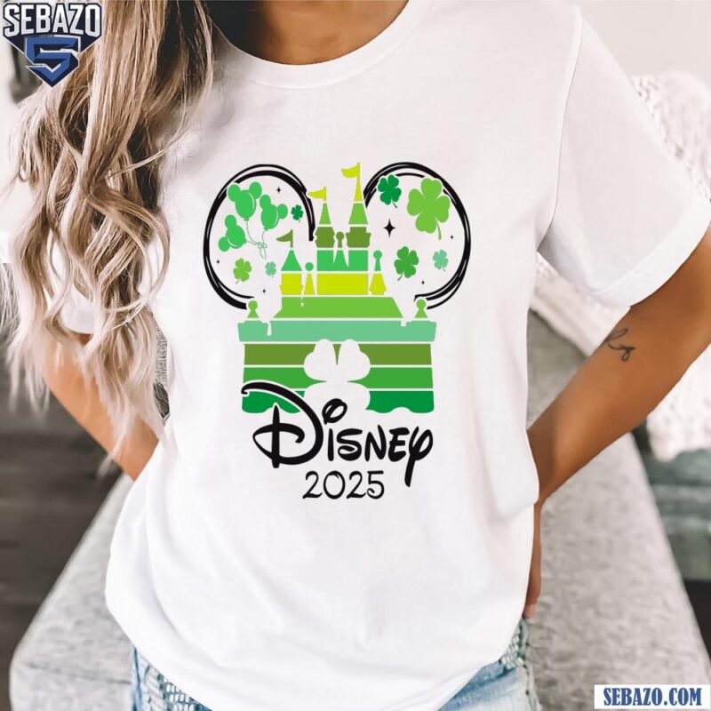 St Patricks Day Disney 2025 Shamrock Magical Kingdom Shirt t-shirt