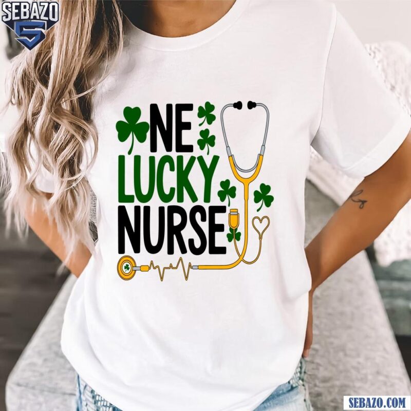 St Patricks Day One Lucky Nurse Shamrocks Shirt t-shirt