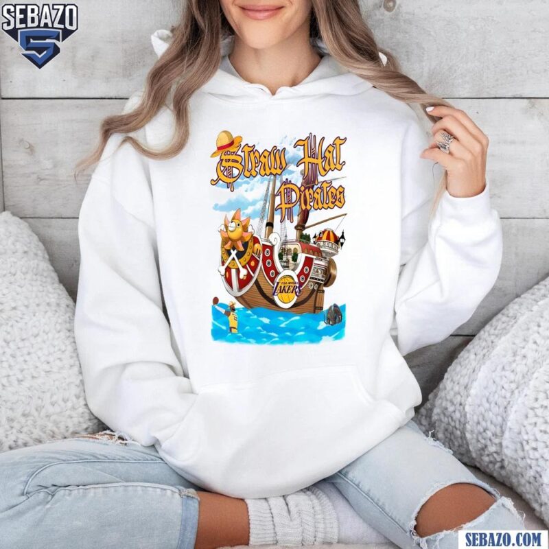 Straw Hat Pirates Los Angeles Lakers X One Piece Shirt hoodie