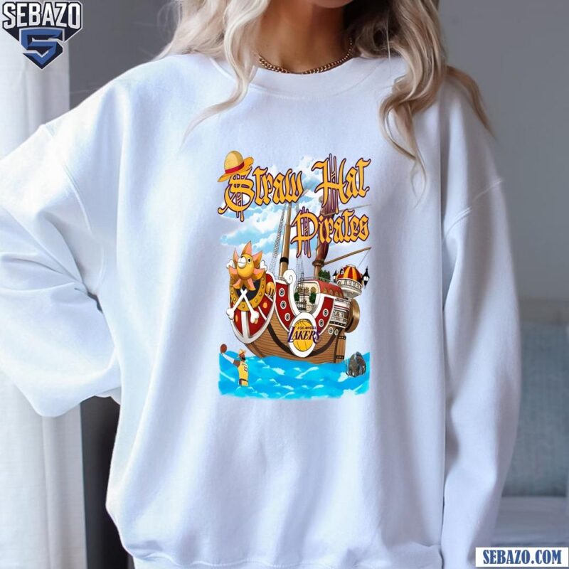 Straw Hat Pirates Los Angeles Lakers X One Piece Shirt sweatshirt