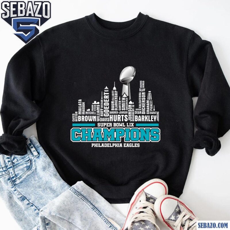 Super Bowl LIX Champions Philadelphia City Football Shirt sweatshirt