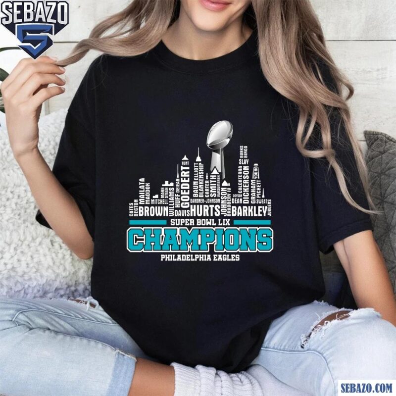 Super Bowl LIX Champions Philadelphia City Football Shirt t-shirt