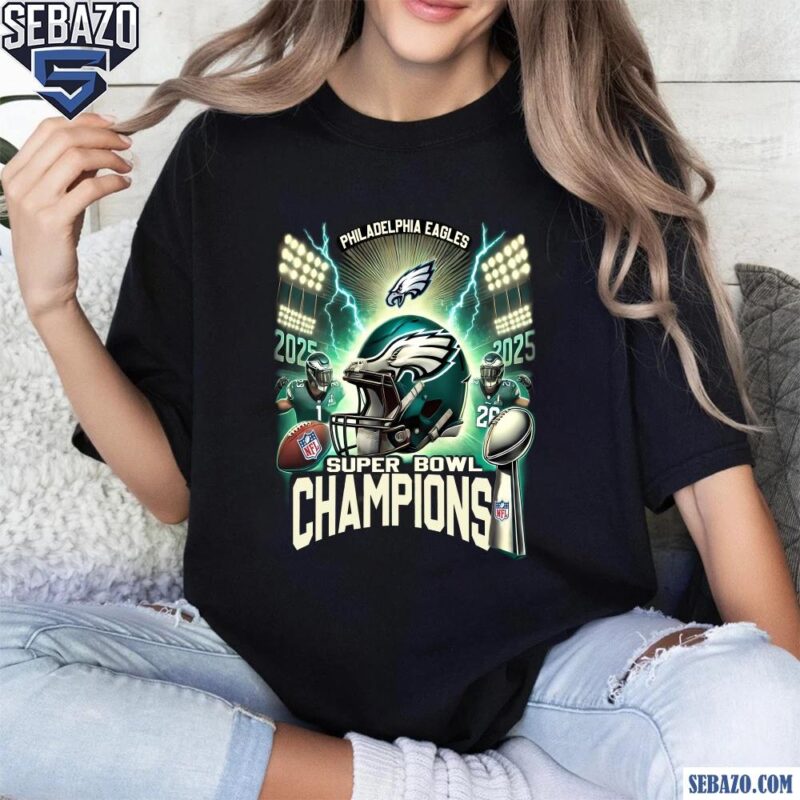 Super Bowl LIX Champions Philadelphia Eagles Football Shirt t-shirt