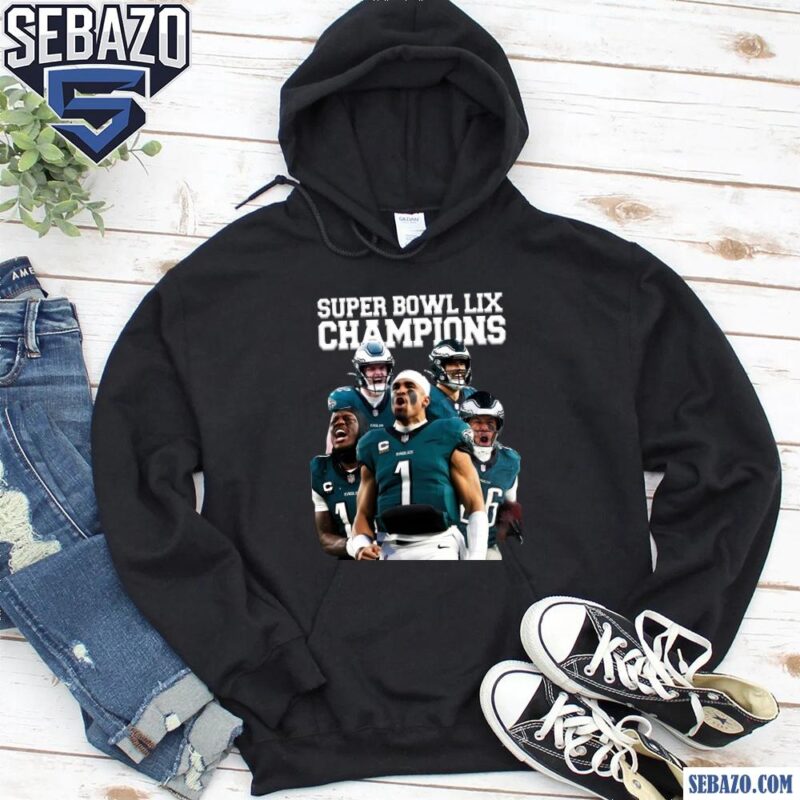 Super Bowl LIX Champions Philadelphia Eagles Players Shirt hoodie