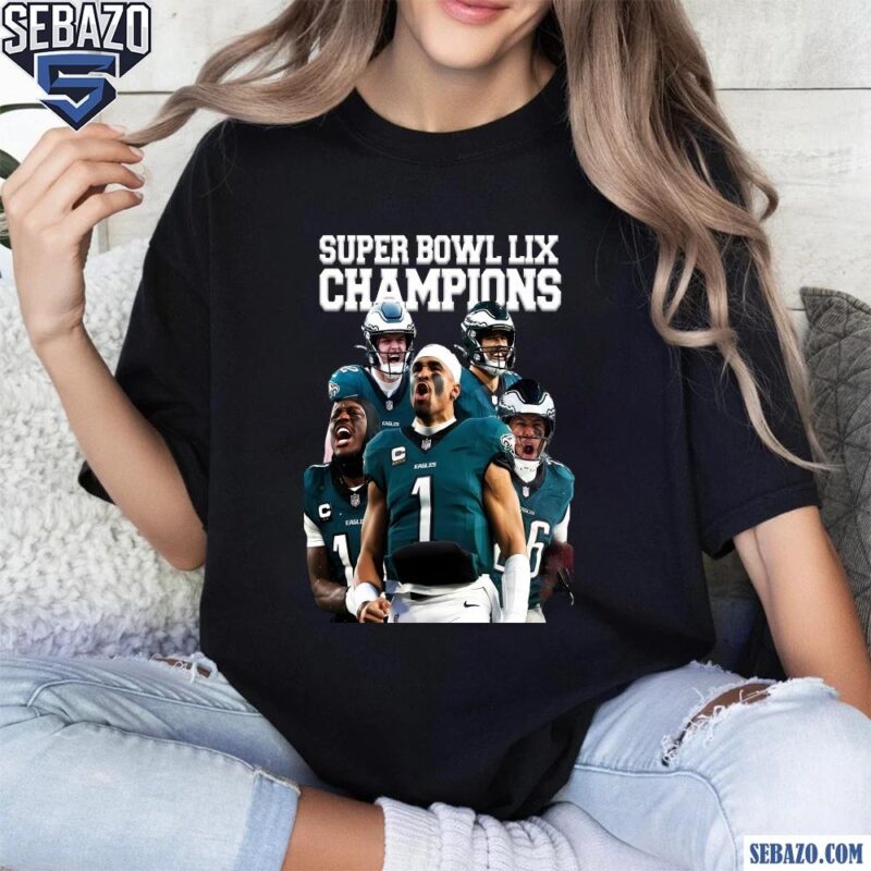 Super Bowl LIX Champions Philadelphia Eagles Players Shirt t-shirt