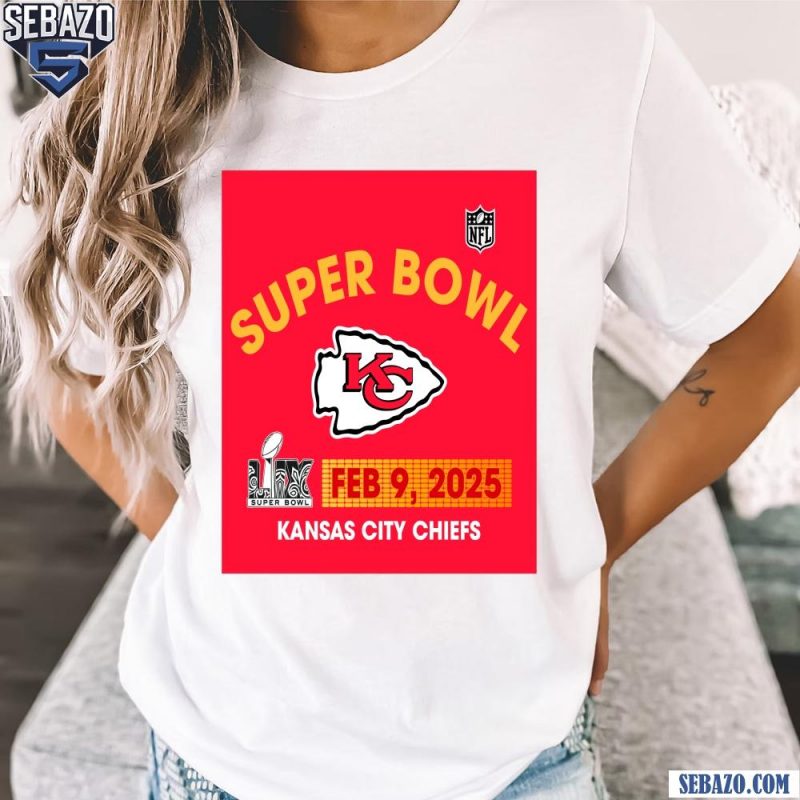 Super Bowl LIX Kansas City Chiefs Feb 9 2025 Team Logo Shirt t-shirt