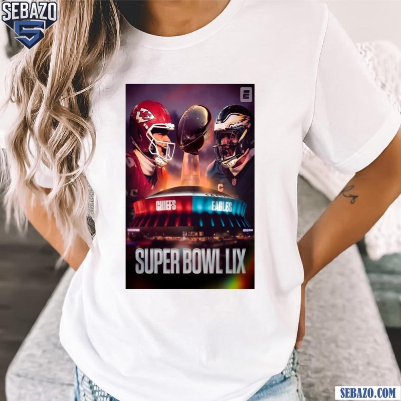 Super Bowl LIX Mahomes Vs Hurts Poster Shirt t-shirt