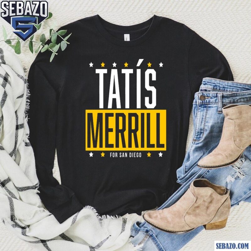 Tatis Merrill For San Diego Fernando Tatis And Jackson Merrill Shirt long sleeved