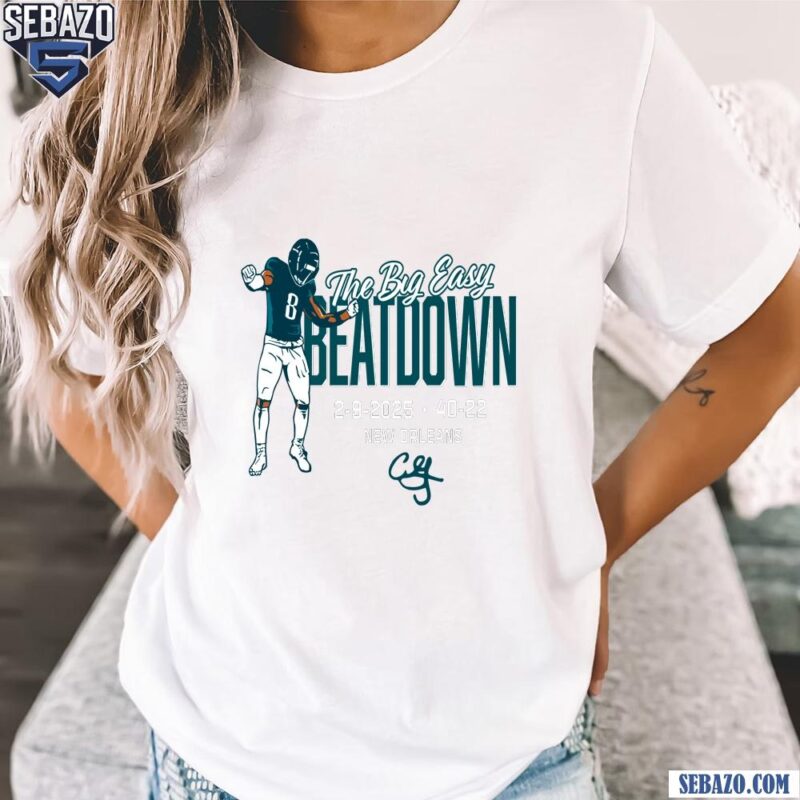 The Big Easy Beatdown C J Gardner Johnson Eagles Shirt t-shirt