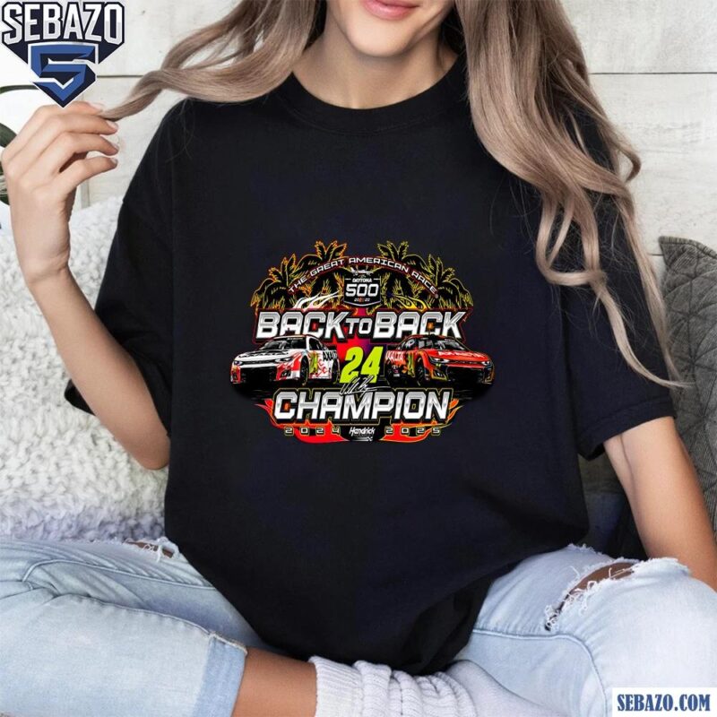 The Great American Race Daytona 500 Back To Back 24 25 Champion Shirt t-shirt