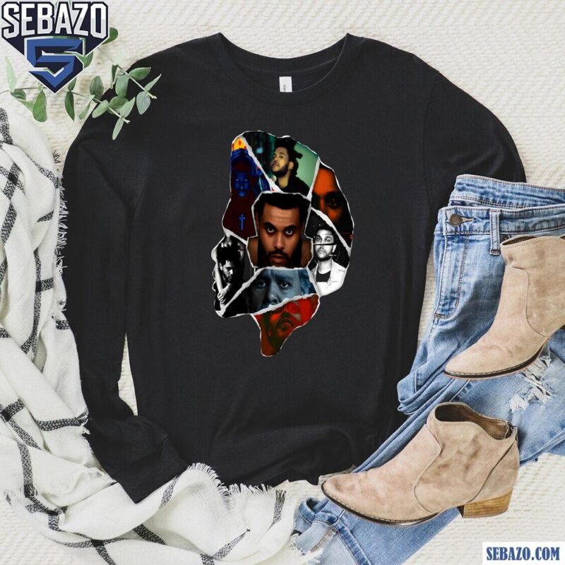 The Weeknd Albums Head Shirt long sleeved