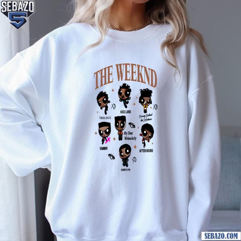 The Weeknd As The Powerpuff Girls Album Shirt sweatshirt