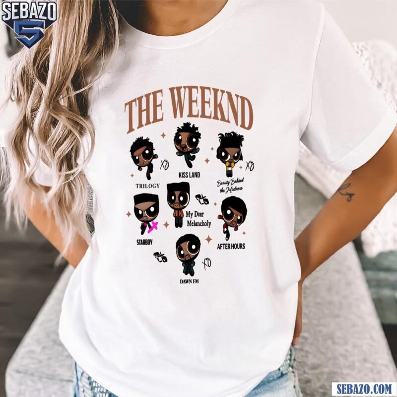 The Weeknd As The Powerpuff Girls Album Shirt t-shirt