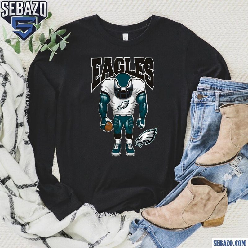 Toddler Midnight Green Philadelphia Eagles Brute Squad Shirt long sleeved