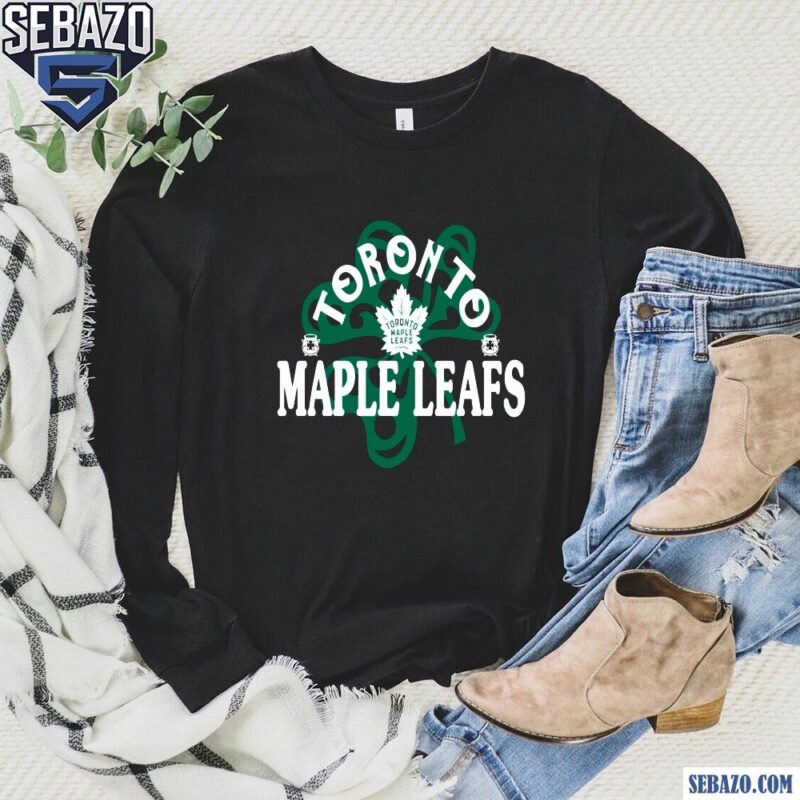 Toronto Maple Leafs St Patricks Day Richmond Shamrock Shirt long sleeved