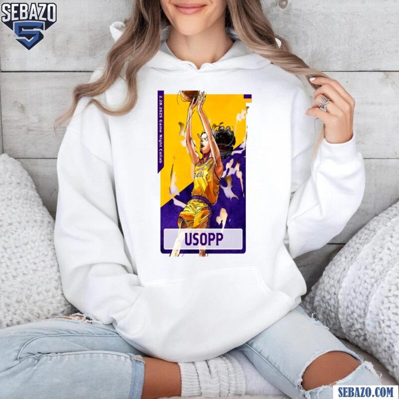 Usopp Los Angeles Lakers X One Piece Shirt hoodie