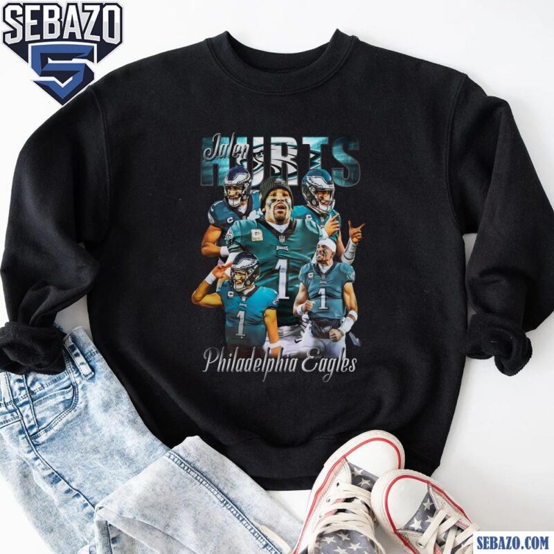 Vintage 90s Jalen Hurts Eagles Football Champions Shirt sweatshirt