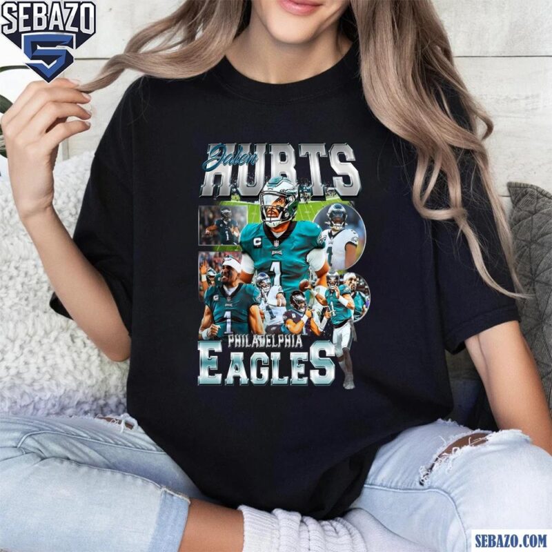 Vintage 90s Jalen Hurts Philadelphia Eagles Super Bowl Champions Shirt t-shirt