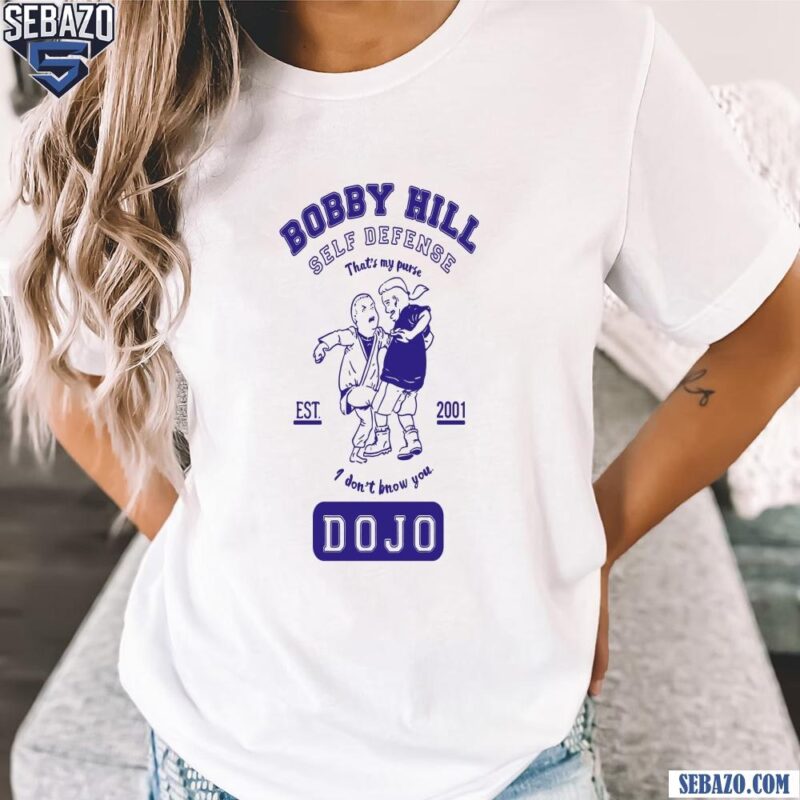 Vintage Bobby Hill Self Defense Est 2001 Shirt