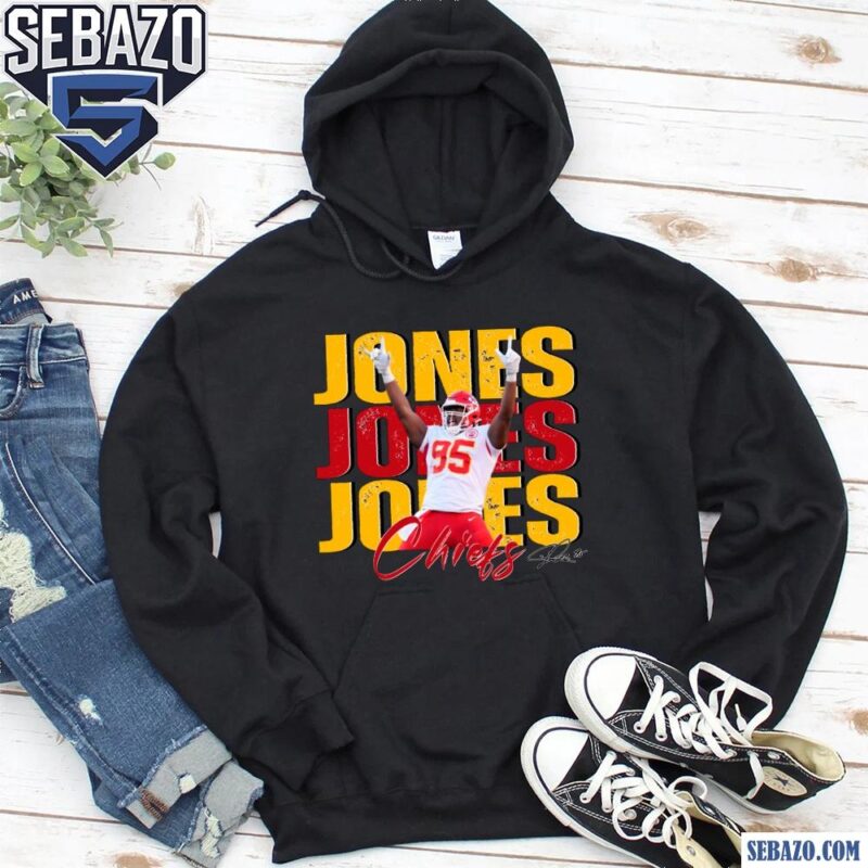 Vintage Chris Jones 95 Kansas City Chiefs Football Players Shirt hoodie