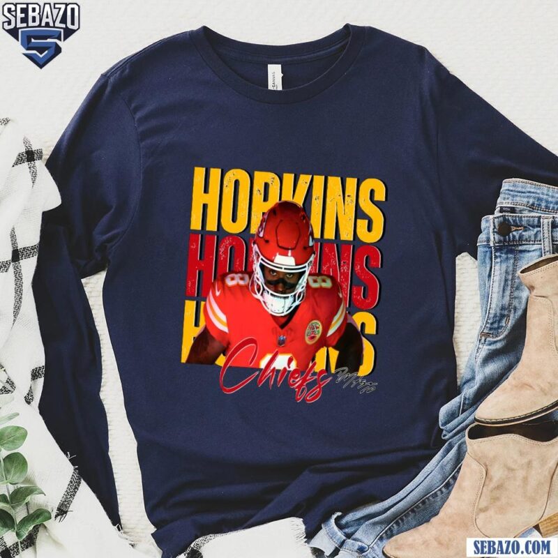 Vintage DeAndre Hopkins 8 Kansas City Chiefs Football Players Shirt long sleeved