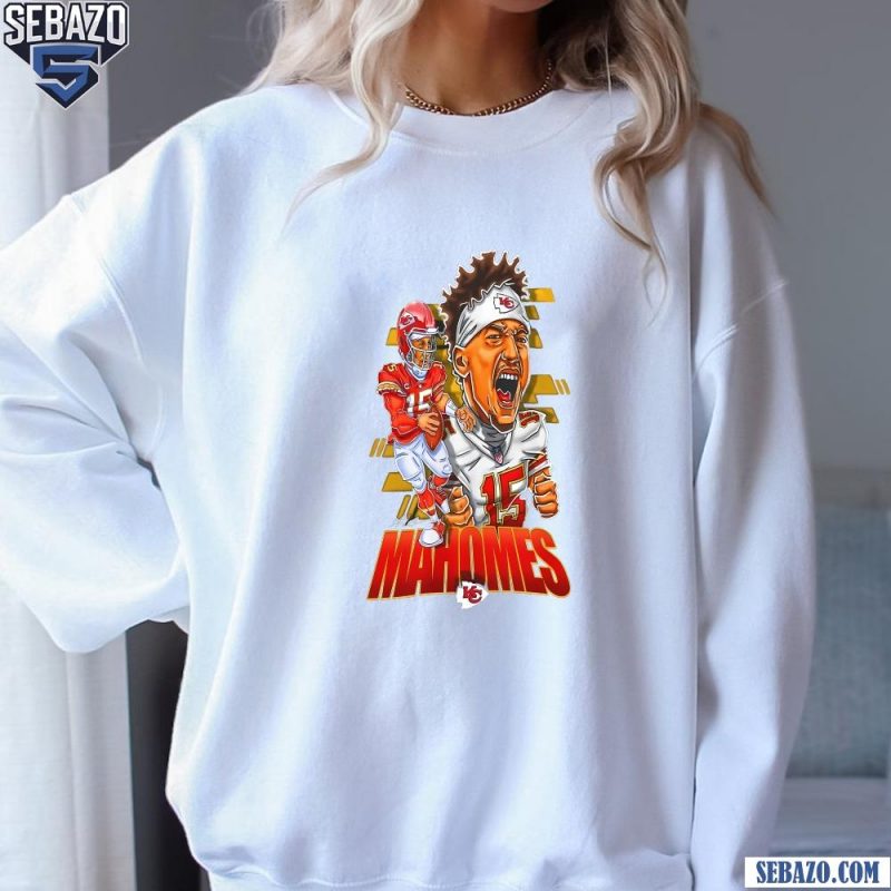 Vintage Funny Patrick Mahomes 15 Kansas City Chiefs Football Shirt sweatshirt