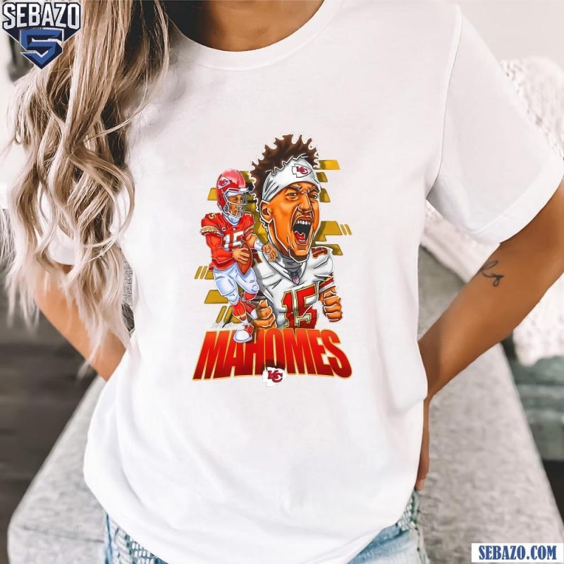 Vintage Funny Patrick Mahomes 15 Kansas City Chiefs Football Shirt t-shirt