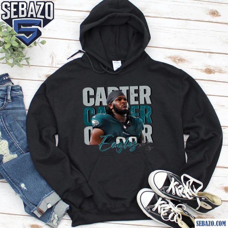 Vintage Jalen Carter 98 Philadelphia Eagles Football Players Shirt hoodie