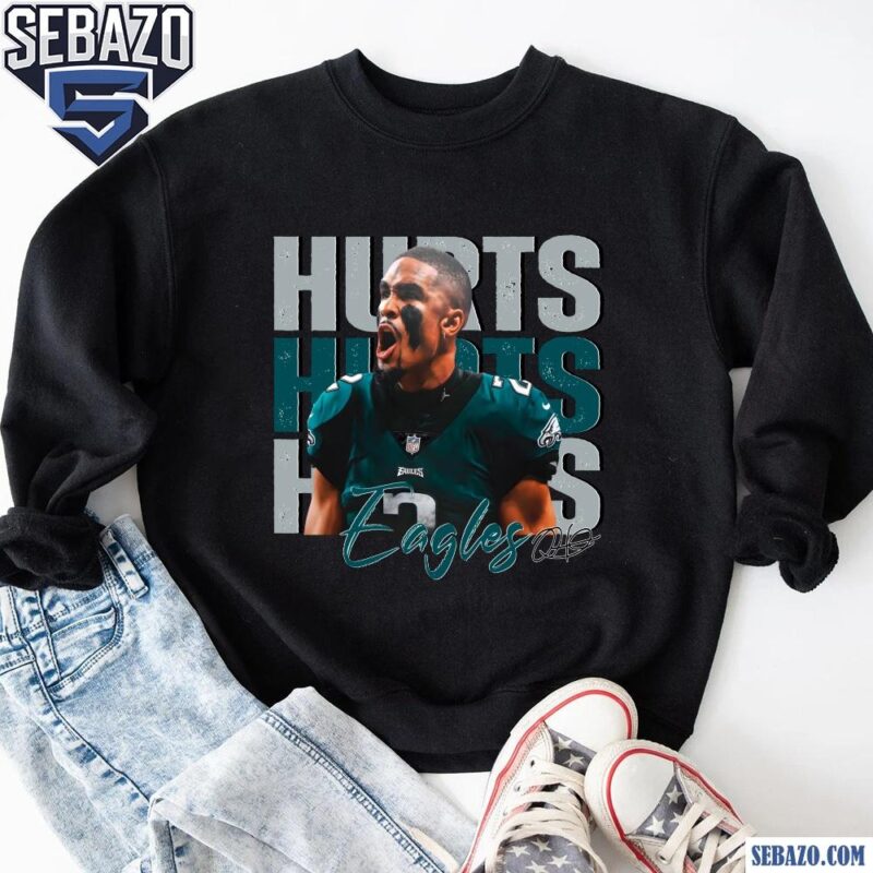 Vintage Jalen Hurts 1 Philadelphia Eagles Football Players Shirt sweatshirt