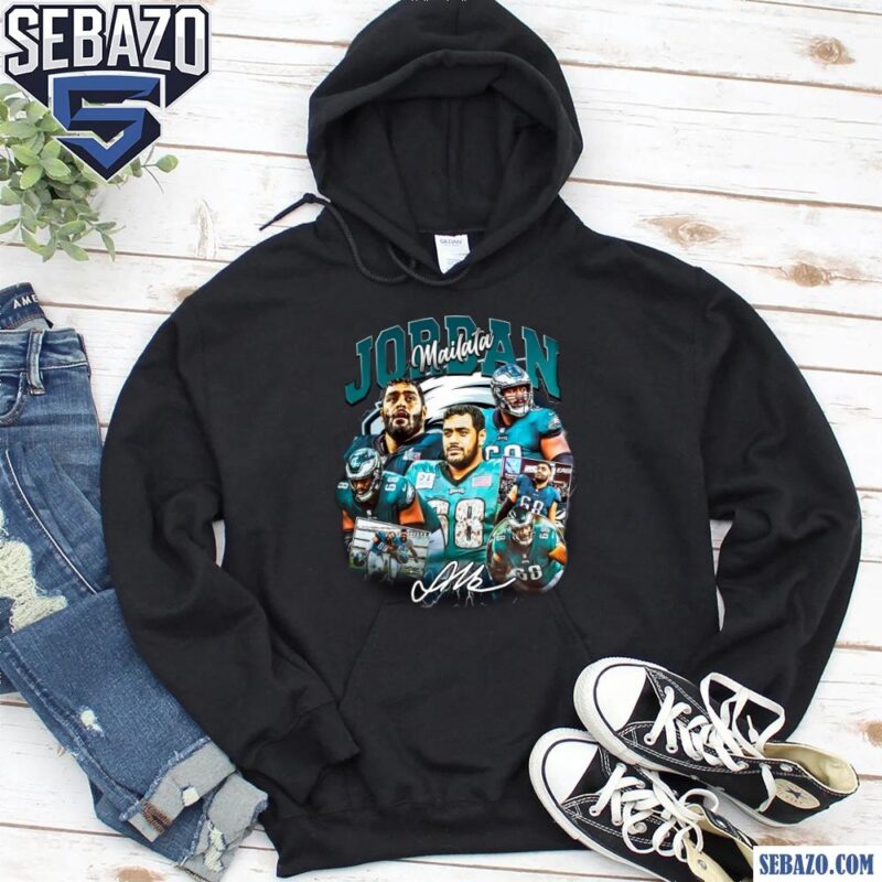 Vintage Jordan Mailata Philadelphia Eagles Football Player Signature Shirt hoodie