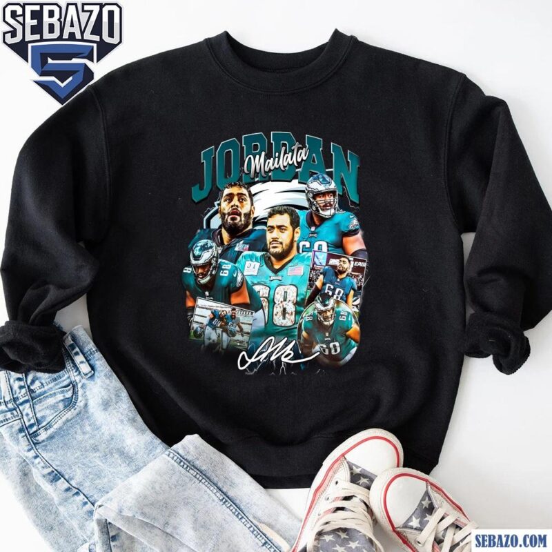 Vintage Jordan Mailata Philadelphia Eagles Football Player Signature Shirt sweatshirt