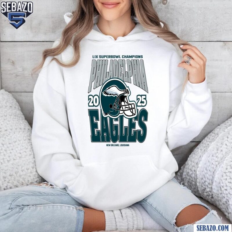 Vintage LIX Super Bowl Champions 2025 New Orleans Philadelphia Eagles Shirt hoodie