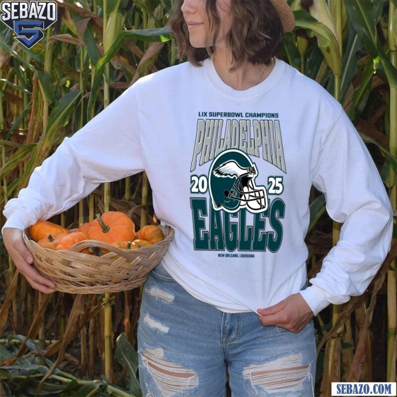 Vintage LIX Super Bowl Champions 2025 New Orleans Philadelphia Eagles Shirt long sleeved