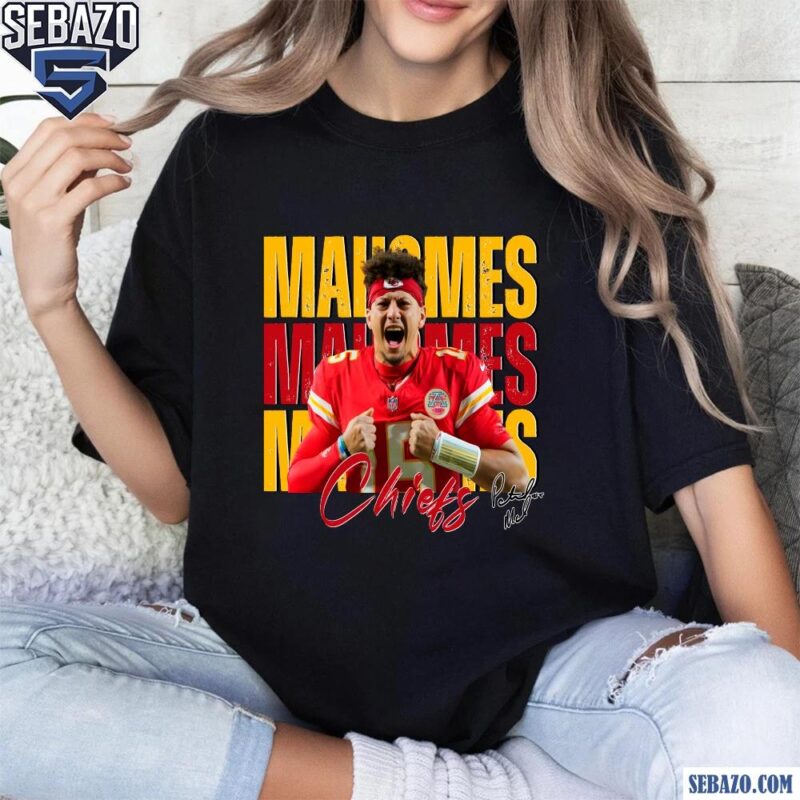 Vintage Patricks Mahomes 15 Kansas City Chiefs Football Players Shirt t-shirt